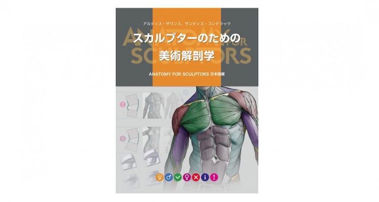 筋肉・骨格を理解するために！「スカルプターのための美術解剖学」！