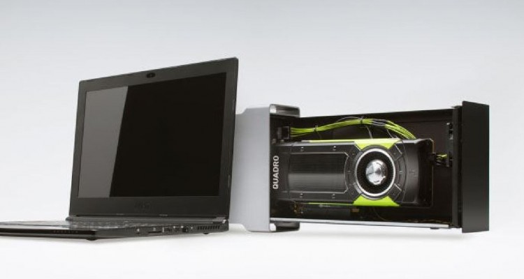 ノートPCでも驚異のパワーを！NVIDIAがグラフィックボード外付け用のハコ「External GPU」を発表！